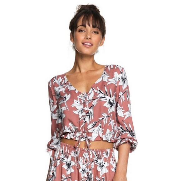 Roxy women’s Morning Ritual Long Sleeve Top 🌸 - Picture 2 of 5